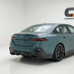 Carbonteile Tuning Heckspoiler Spoiler Lippe Performance ABS Glanz Schwarz passend für BMW 5er G60 + M5 G90 - 2832