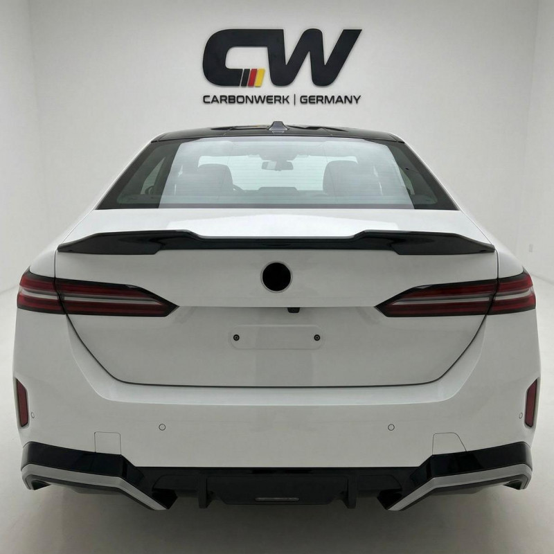 Carbonteile Tuning Heckspoiler Spoiler Lippe ABS Glanz Schwarz für BMW 5er G60 + G90 M5 - 2893