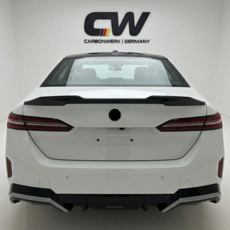 Carbonteile Tuning Heckspoiler Spoiler Lippe ABS Glanz Schwarz für BMW 5er G60 + G90 M5 - 2893