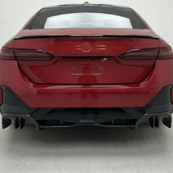 Pièces en carbone Tuning Heckdiffusor Diffusor Heck Ansatz Performance ABS Glanz passend für BMW 5er G60 - 2833