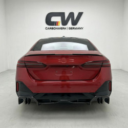 Pièces en carbone Tuning Heckdiffusor Diffusor Heck Ansatz Performance ABS Glanz passend für BMW 5er G60 - 2833