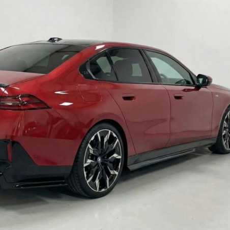 Pièces en carbone Tuning Sideskirts Seitenschweller Ansätze Performance ABS schwarz glänzend passend für BMW 5er G60 G61 - 2880