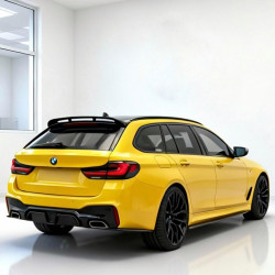 Carbonteile Tuning Heckspoiler Spoiler Lippe Ansatz ABS Glanz Schwarz für BMW 5er G31 Touring - 2813