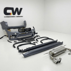 Carbonteile Tuning 1653 - Bodykit Frontstoßstange Heckstoßstange Seitenschweller Entschalldämpfer passend für X5 F15 nicht F8...