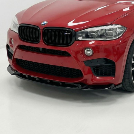 Carbonparts Tuning 2800 - Frontlippe Lippe Schwert Frontspoiler ABS Glanz Schwarz passend für BMW X5 M F85 & X6 M F86