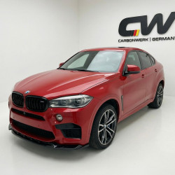 Carbonparts Tuning 2800 - Frontlippe Lippe Schwert Frontspoiler ABS Glanz Schwarz passend für BMW X5 M F85 & X6 M F86