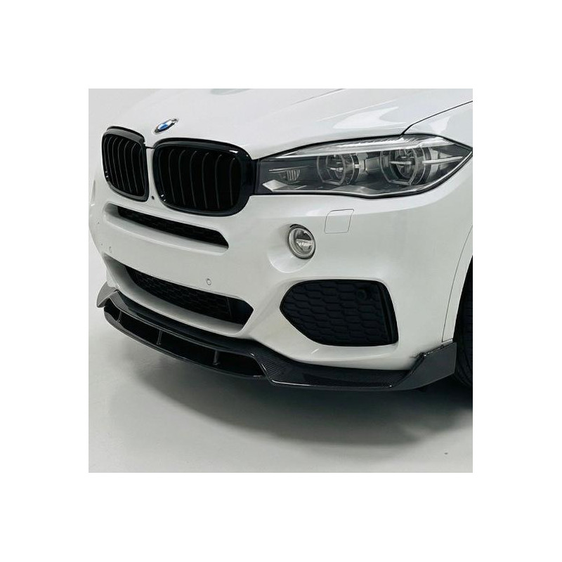 Pièces en carbone Tuning 2457 - Frontlippe Lippe Schwert Performance ABS Glanz Schwarz passend für BMW X5 F15 M Paket