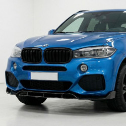 Pièces en carbone Tuning 2457 - Frontlippe Lippe Schwert Performance ABS Glanz Schwarz passend für BMW X5 F15 M Paket