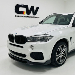 Pièces en carbone Tuning 2457 - Frontlippe Lippe Schwert Performance ABS Glanz Schwarz passend für BMW X5 F15 M Paket