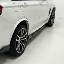 Pièces en carbone Tuning 2456 - Seitenschweller Schweller Ansatz Side Skirt ABS Glanz Schwarz passend für BMW X5 F15 X6 F16 M...