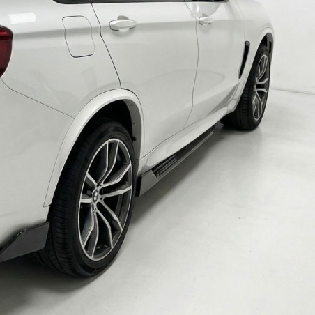 Pièces en carbone Tuning 2456 - Seitenschweller Schweller Ansatz Side Skirt ABS Glanz Schwarz passend für BMW X5 F15 X6 F16 M...