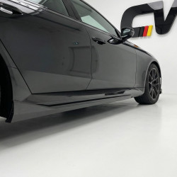 Carbonteile Tuning Seitenschweller Ansatz Sideskirt Extension Performance Vollcarbon passend für BMW M5 G90 G99 - 4160