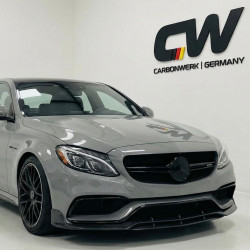 Carbonteile Tuning 1392 - Frontlippe Lippe Frontspoiler Schwert Carbon passend für Mercedes C-Klasse C205 W205 C63 C63S AMG
