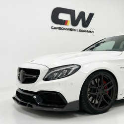 Carbonteile Tuning 1392 - Frontlippe Lippe Frontspoiler Schwert Carbon passend für Mercedes C-Klasse C205 W205 C63 C63S AMG