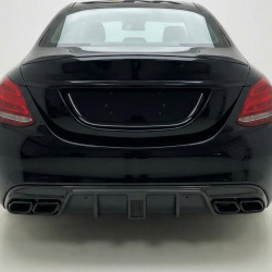 Carbonteile Tuning 1482 - Diffusor Carbon passend für Mercedes C-Klasse W205 S205 C63 C63S AMG