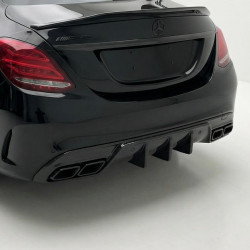Pièces en carbone Tuning 1483 - Diffusor Carbon passend für Mercedes C-Klasse W205 S205 C63 C63S AMG