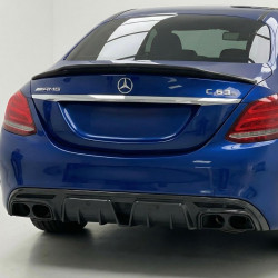 Carbonteile Tuning 1492 - Diffusor B Carbon passend für Mercedes C-Klasse W205 S205 C63 C63S AMG