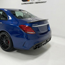 Carbonteile Tuning 1492 - Diffusor B Carbon passend für Mercedes C-Klasse W205 S205 C63 C63S AMG