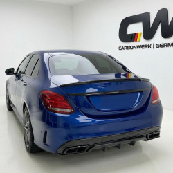 Carbonparts Tuning 1710 - Rear spoiler carbon fits Mercedes-Benz C-Class W205 + C63 + C63S