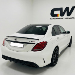 Carbonparts Tuning 1710 - Rear spoiler carbon fits Mercedes-Benz C-Class W205 + C63 + C63S