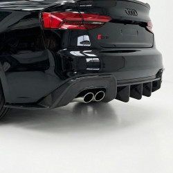 Carbonteile Tuning Diffusor Diffuser Heckdiffusor Carbon passend für AUDI S5 F5 B9 + A5 F5 B9 mit SLine Facelift - 2983