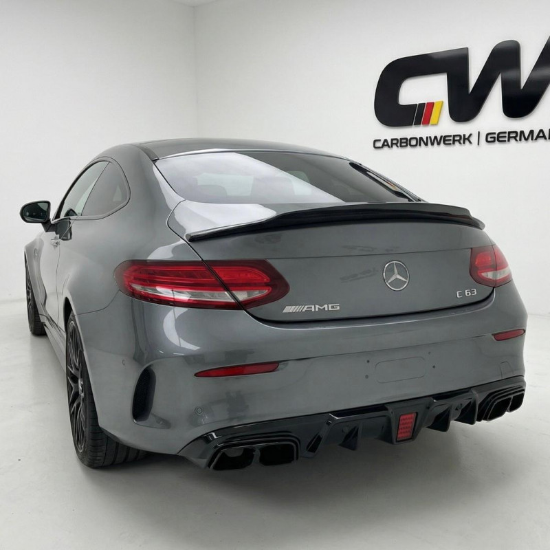 Pièces en carbone Tuning 1490 - Heckspoiler Deep V3 Carbon passend für Mercedes-Benz C-Klasse C205 Coupe + C43 + C63 + C63S