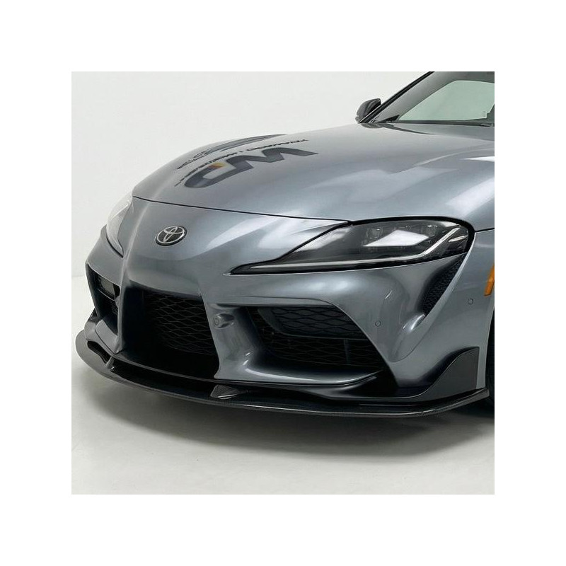 Carbonteile Tuning 2347 - Frontlippe Spoiler Schwert V4 Carbon passend für Toyota Supra MK5 A90
