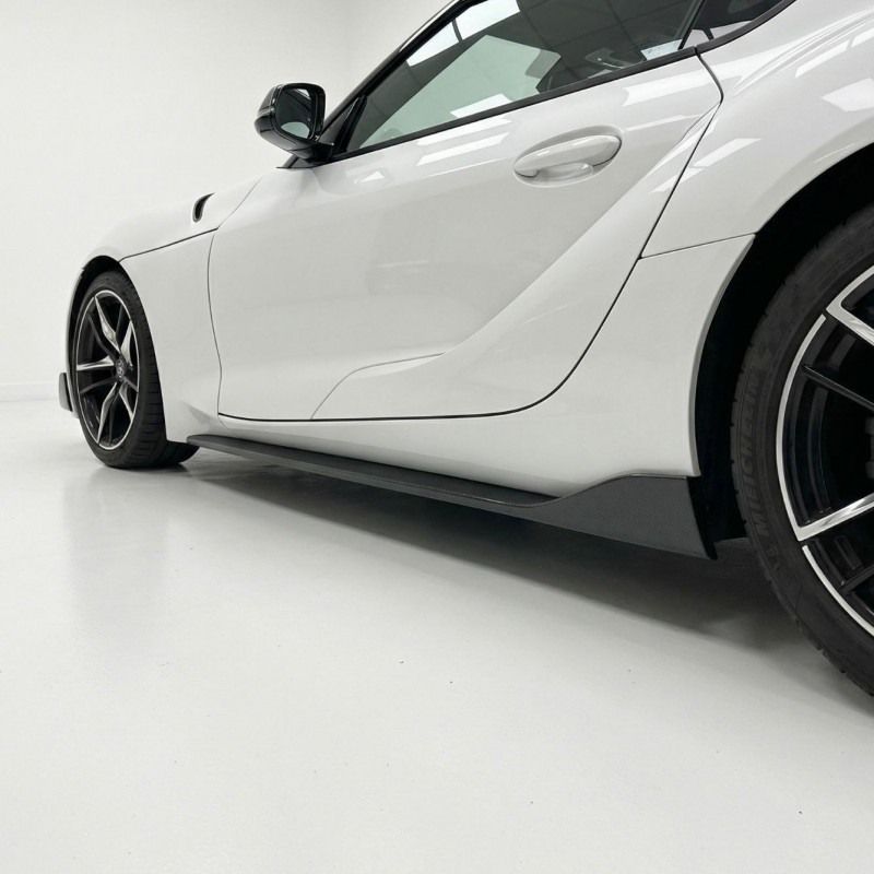 Carbonteile Tuning 1423 - Sideskirt Seitenschweller Ansatz V1 Carbon passend für Toyota Supra MK5 A90