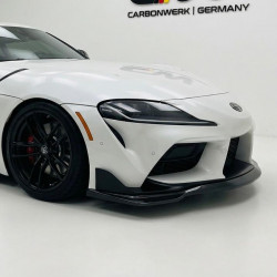 Pièces en carbone Tuning 1408 - Frontlippe V2 Carbon passend für Toyota Supra MK5 A90