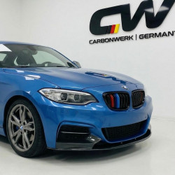 Carbonteile Tuning 1007 - Frontlippe Lippe Frontspoiler Schwert V2 Carbon passend für BMW 2er F22 F23