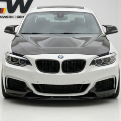 Carbonteile Tuning 1007 - Frontlippe Lippe Frontspoiler Schwert V2 Carbon passend für BMW 2er F22 F23