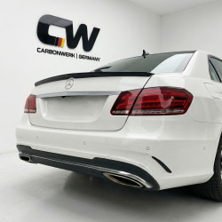Carbonteile Tuning Heckspoiler Spoiler Lippe High schwarz glänzend passend für Mercedes-Benz E-Klasse W212 + E63 +E63S - 2866