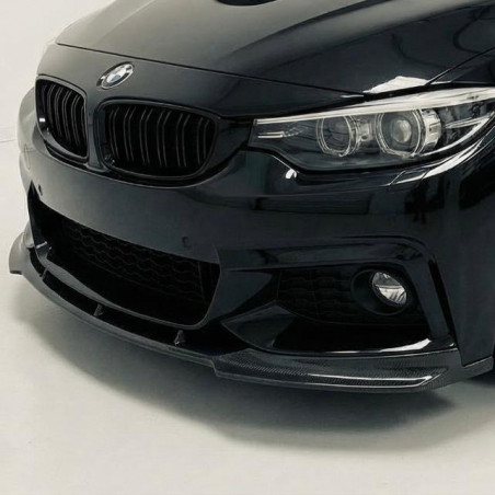 Carbonteile Tuning 1050 - Frontlippe Lippe Frontspoiler Schwert V2 Carbon passend für BMW 4er F32 F33 F36