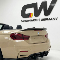Carbonteile Tuning Heckspoiler Spoiler Lippe Deep V2 Vollcarbon passend für BMW 4er F33 + M4 F83 - 2978