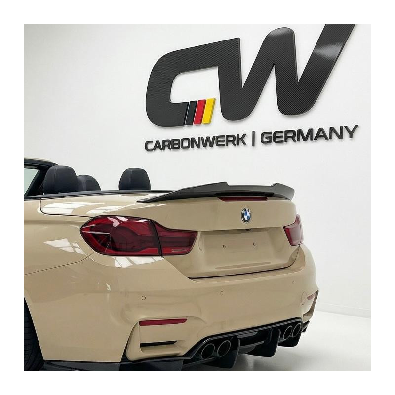 Pièces en carbone Tuning Heckspoiler Spoiler Lippe Deep V2 Vollcarbon passend für BMW 4er F33 + M4 F83 - 2978