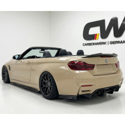 Carbonteile Tuning Heckspoiler Spoiler Lippe Deep V2 ABS Glanz für BMW 4er F33 + M4 F83 - 3032