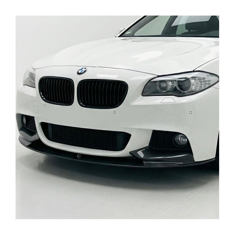 Carbonteile Tuning 1056 - Frontlippe Lippe Frontspoiler Schwert V2 Carbon passend für BMW 5er F10 F11