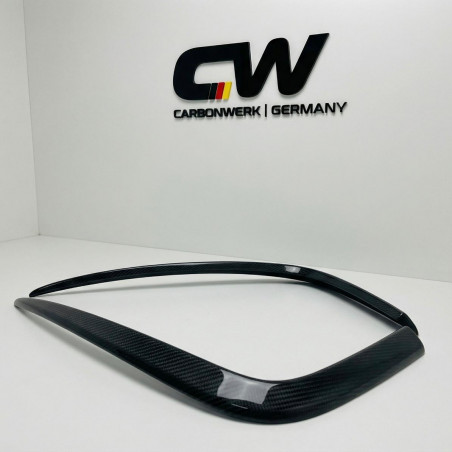 Carbonteile Tuning 1664 - Splitter Canards Flaps Abdeckungen Front passend für BMW 5er F10 F11