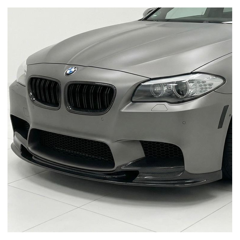 Carbonteile Tuning 1059 - Frontlippe Lippe Frontspoiler Schwert V2 Carbon passend für BMW F10 M5