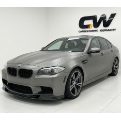 Carbonteile Tuning 1059 - Frontlippe Lippe Frontspoiler Schwert V2 Carbon passend für BMW F10 M5