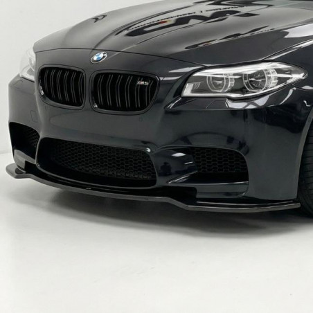 Carbonteile Tuning 2041 - Frontlippe Lippe Schwert V1 ABS Glanz Schwarz passend für BMW M5 F10