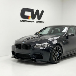 Carbonteile Tuning 2041 - Frontlippe Lippe Schwert V1 ABS Glanz Schwarz passend für BMW M5 F10
