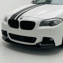Carbonteile Tuning Frontlippe Lippe Frontspoiler Schwert V1.2 schwarz glanz passend für BMW 5er F10 F11 M Paket - 2841