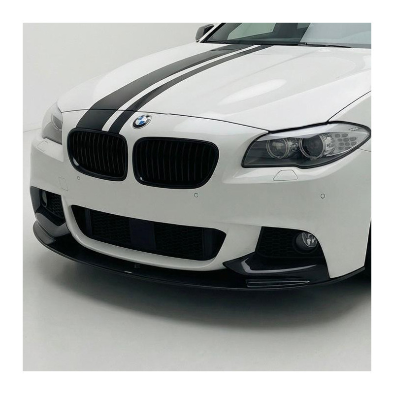 Carbonparts Tuning Front lip Front spoiler V1.2 black gloss fits BMW 5 Series F10 F11