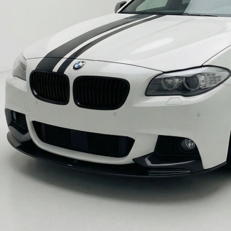 Carbonparts Tuning Front lip Front spoiler V1.2 black gloss fits BMW 5 Series F10 F11