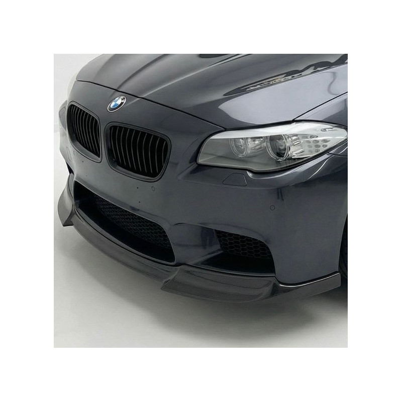 Carbonteile Tuning 1060 - Frontlippe Lippe Frontspoiler Schwert V3 Carbon passend für BMW F10 M5