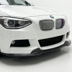 Carbonteile Tuning 1002 - Frontlippe Lippe Frontspoiler Schwert V1 Carbon passend für BMW 1er F20 F21 Vorfacelift