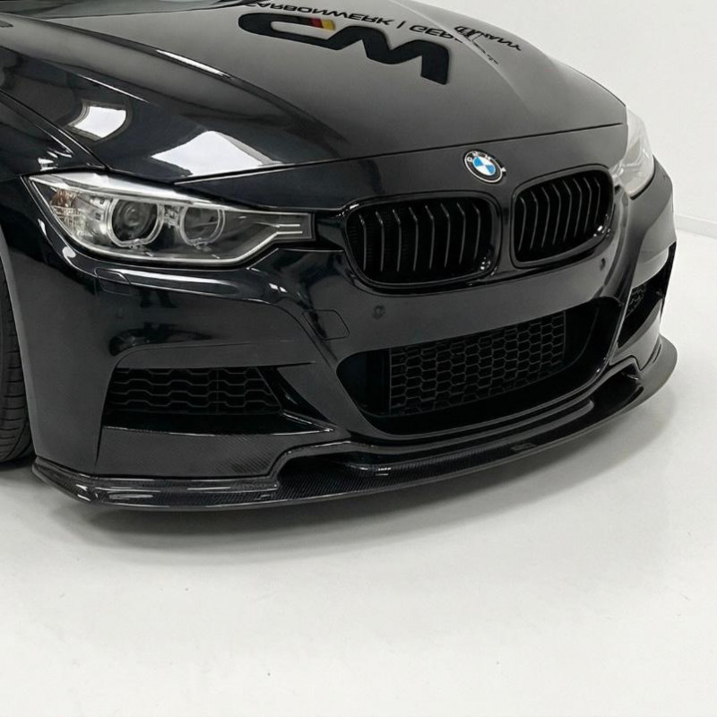 Carbonteile Tuning 1009 - Frontlippe Lippe Frontspoiler Schwert V1 Carbon passend für BMW 3er F30 F31