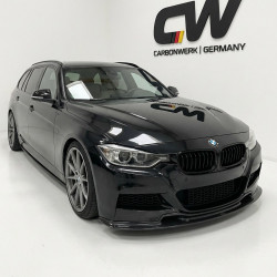 Carbonteile Tuning 1009 - Frontlippe Lippe Frontspoiler Schwert V1 Carbon passend für BMW 3er F30 F31