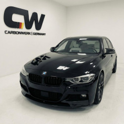 Pièces en carbone Tuning 1014 - Frontlippe V4 Carbon passend für BMW 3er F30 F31